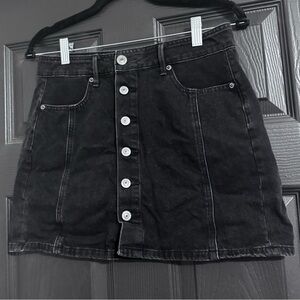 American Eagle Outfitters Black Mini Skirt for Casual Night Out